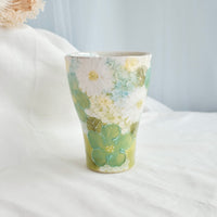 Seto Ware Flower Coke Cup