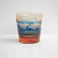 Harisho Yamada Glass - 山下白雨 Whiskey Crystal Glass- Blue
