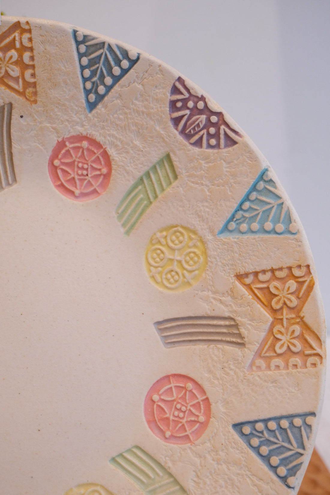 Hacorie 石丸和美 Round Plate - Stamp HC15