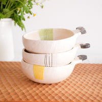 Hacorie 石丸和美 Bowl With Handle - Geometry HC05