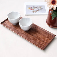 Kazunori Takatsuka 高塚和則 Rectangle Long Tray Walnut Wood KU12