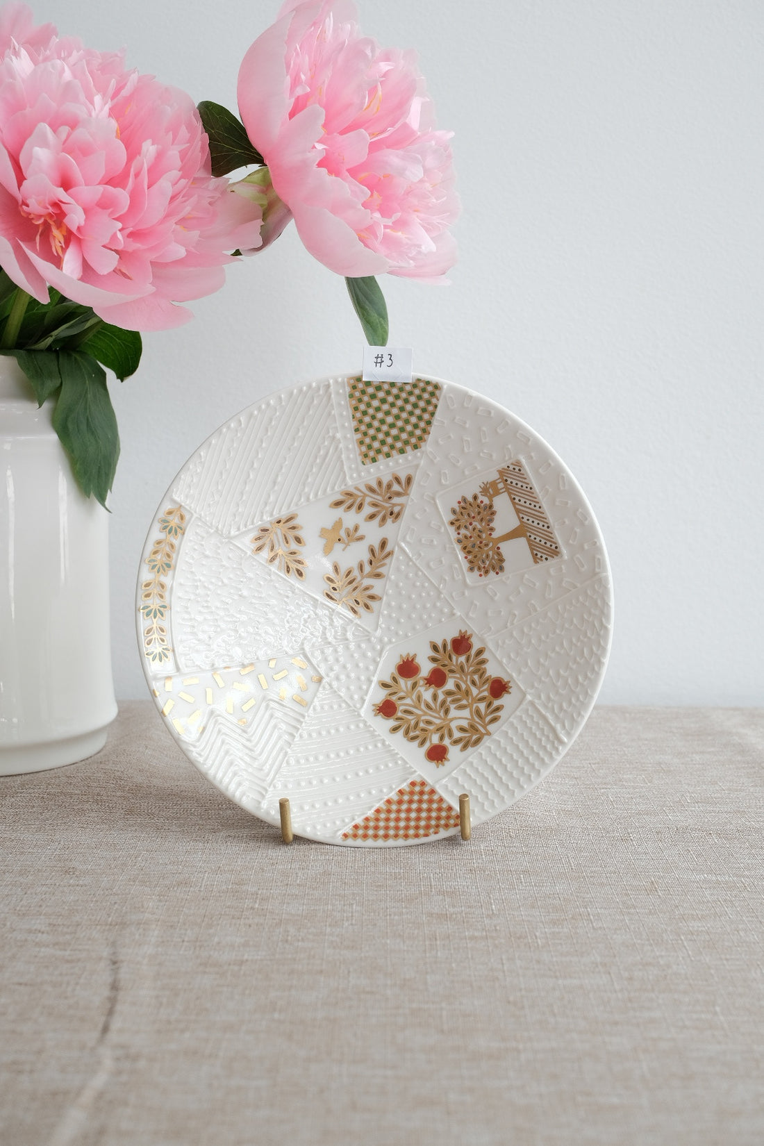 Natsumi Iino 飯野夏實 Round Plate NI007