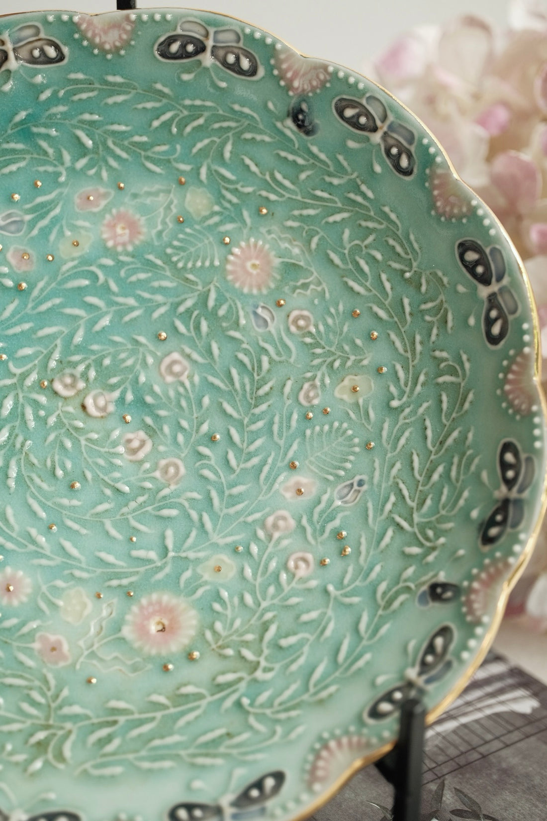 Kimiko Yamamoto 山本貴美子 - 16.5cm Round Plate KY06