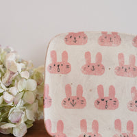 Tomotaro 岡村友太郎 - Rabbit Square Plate