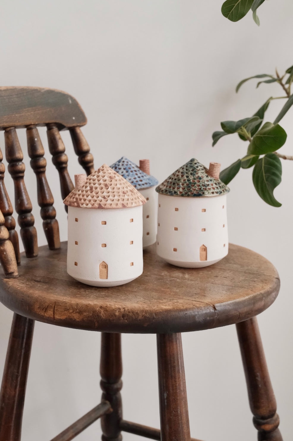 Forest Seed Pottery Ceramic Clay House Tea Cup Large