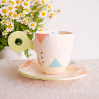 Hacorie 石丸和美 Mug with Saucer Set - Geometry HC11