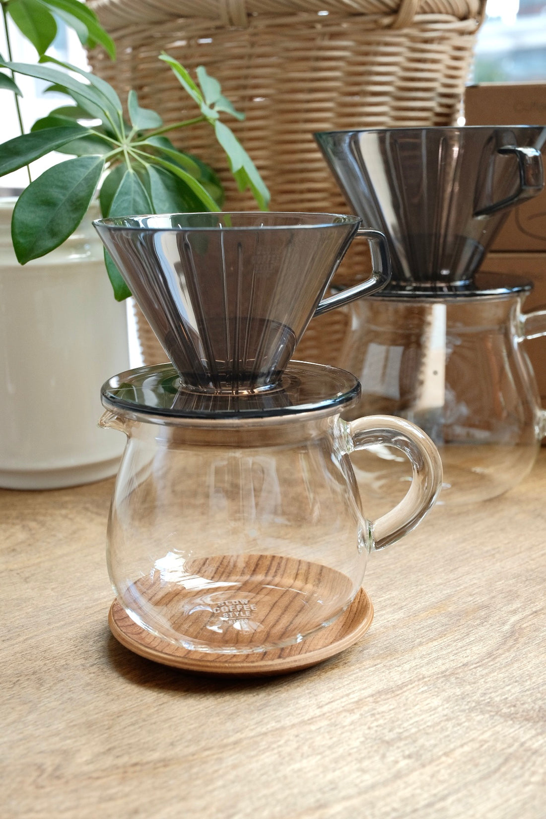 KINTO SCS Plastic Brewer Clear Grey