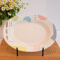 Hacorie 石丸和美 Oval Plate - Geometry HC07