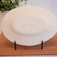 Hacorie 石丸和美 Oval Plate - Stamp HC13