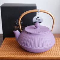 IWACHU Iron Teapot - Purple Gold - Chrysanthemum