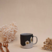 Kei Mitsumochi ミツ持啓 House and Trees Mug - Cream KM64