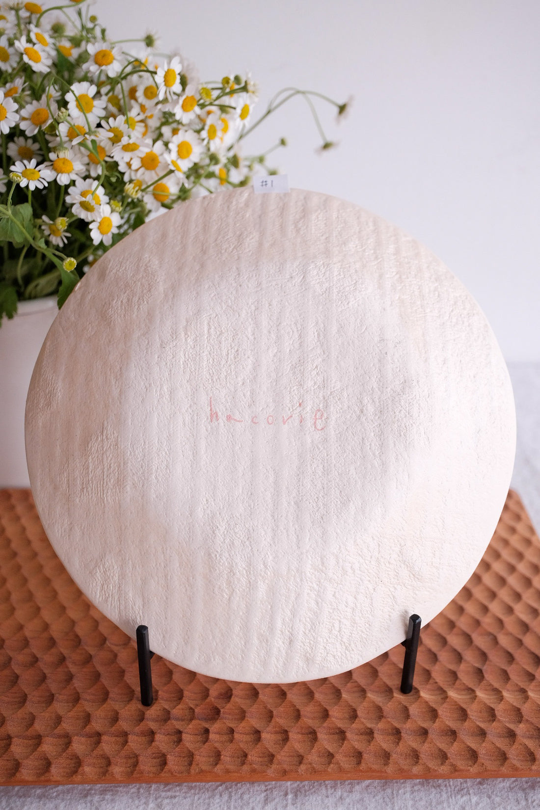 Hacorie 石丸和美 Round Plate - Stamp HC15