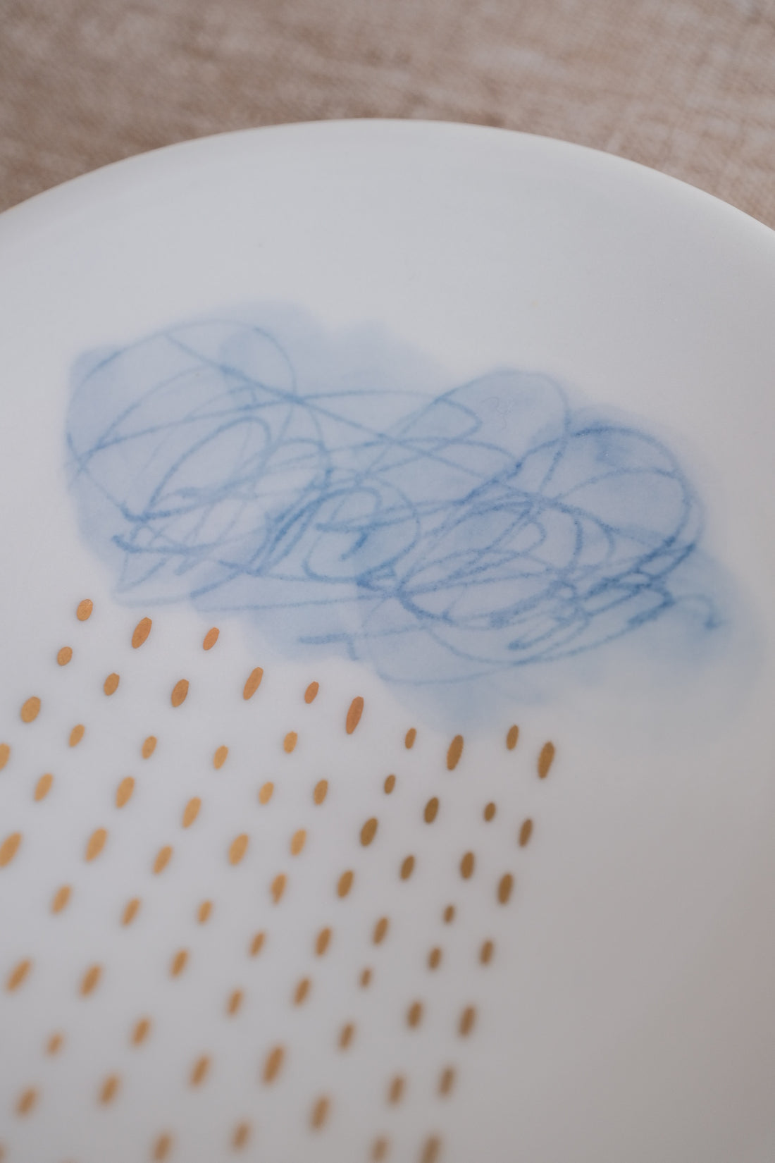 Natsumi Iino 飯野夏實 Mini Plate - Golden Rain NI004