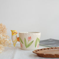 Sugar Poppo Tulip Mug (with Parrot Handle)  SP12