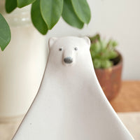 Mashiko Pottery Yoshizawa Polar Bear Bowl