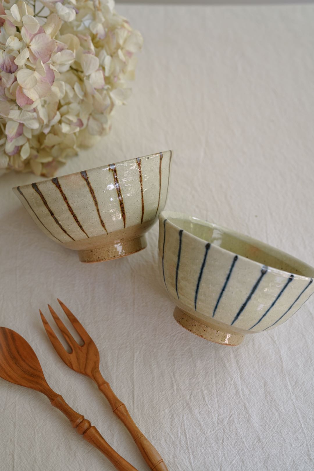 SAKUZAN Kairagi Jussou Stripe Donburi Bowl