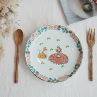 TATA Pottery Studio 田中大輝 & 田边桂- Porcelain Plate TP14
