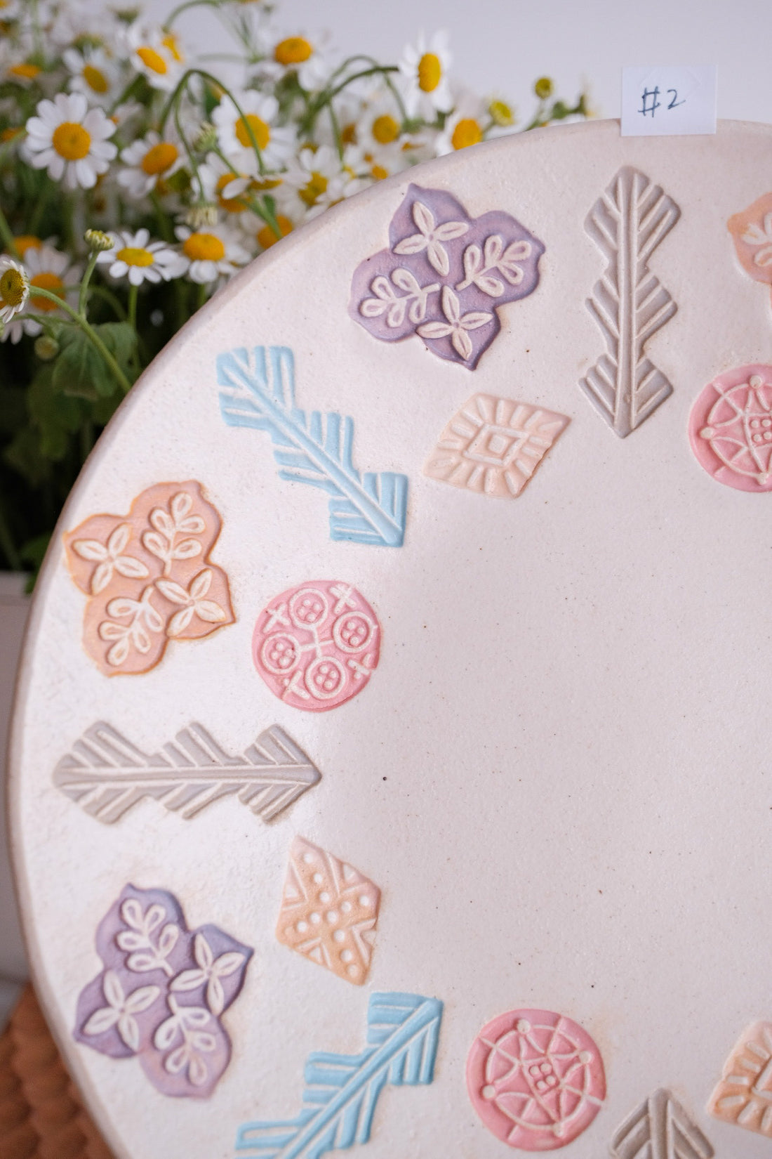 Hacorie 石丸和美 Round Plate - Stamp HC15