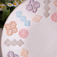 Hacorie 石丸和美 Round Plate - Stamp HC15