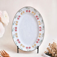 Kei Mitsumochi ミツ持啓 Oval Plate - Mix Cherry KM02