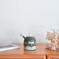 Akemi Nakamura 中村明美 Sugar Pot with Spoon AN31