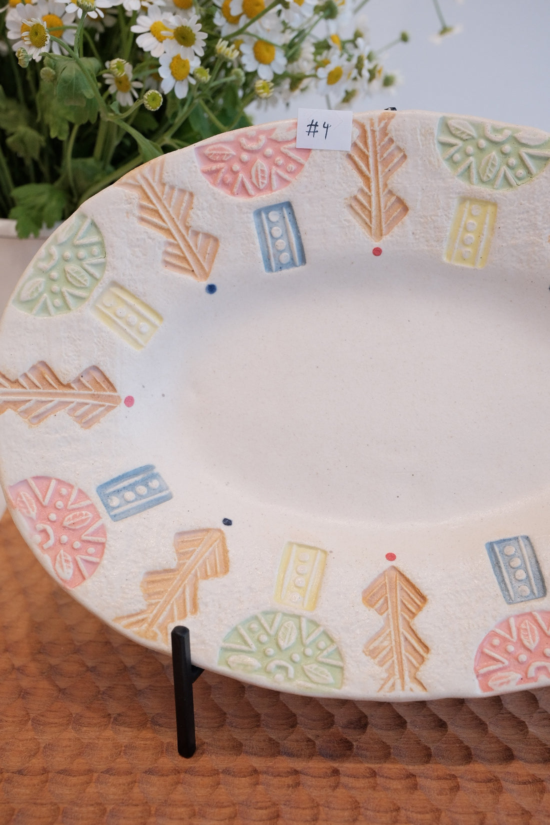 Hacorie 石丸和美 Oval Plate - Stamp HC13