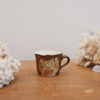 Tomoko Kubo コンガリ舍 Profile Face Bear Mug TK09