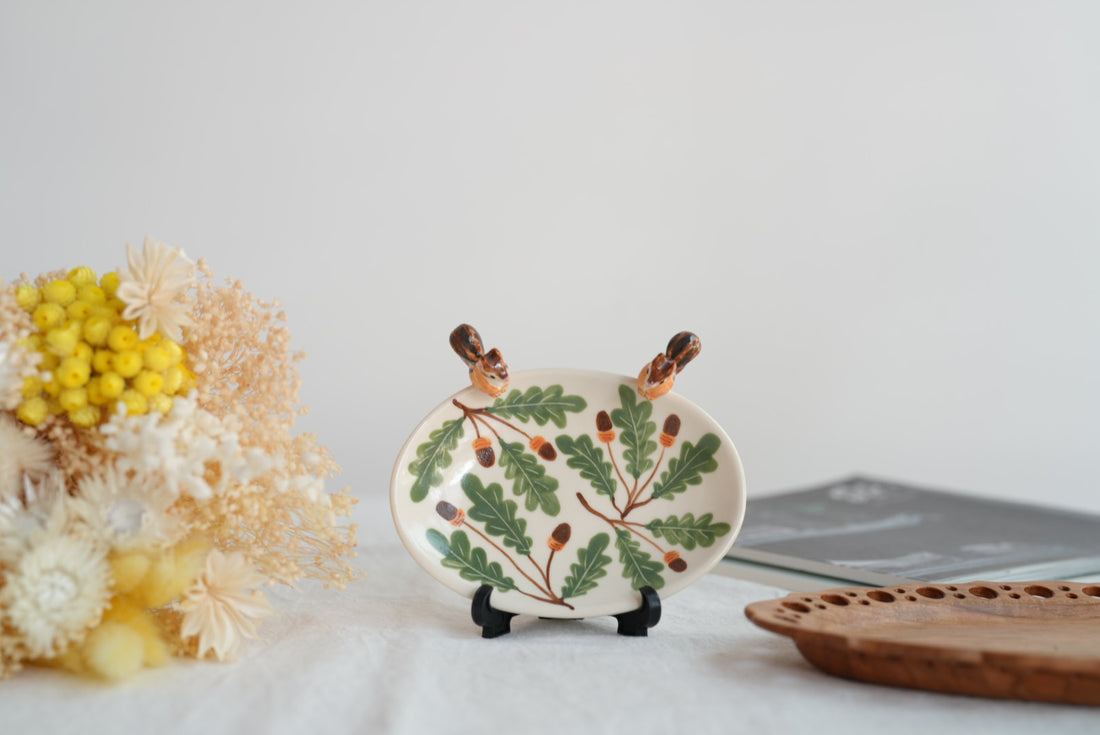 Sugar Poppo Saucer - Pinecone SP23