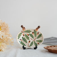 Sugar Poppo Saucer - Pinecone SP23