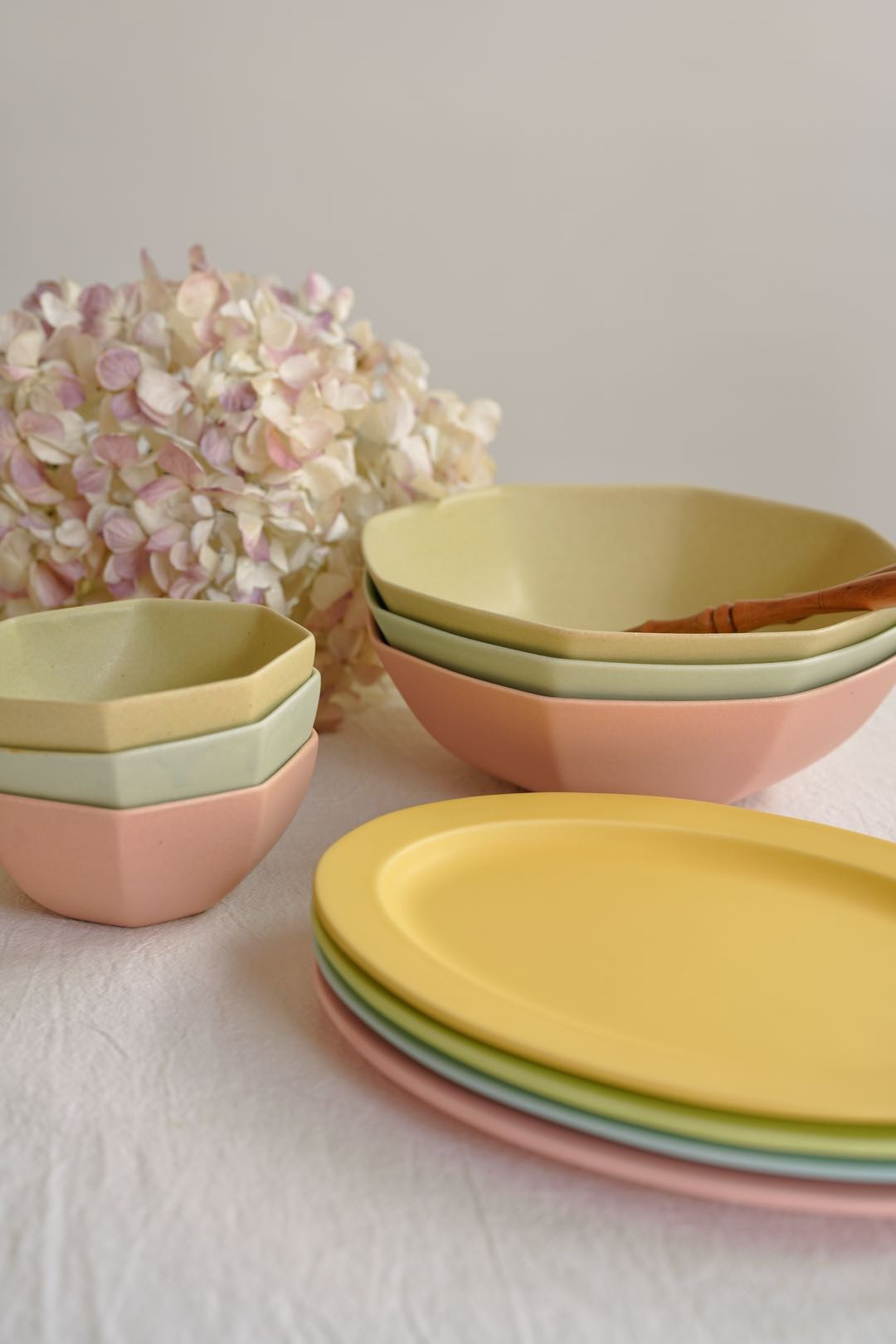 SAKUZAN Hakkaku Octagonal Bowls - M