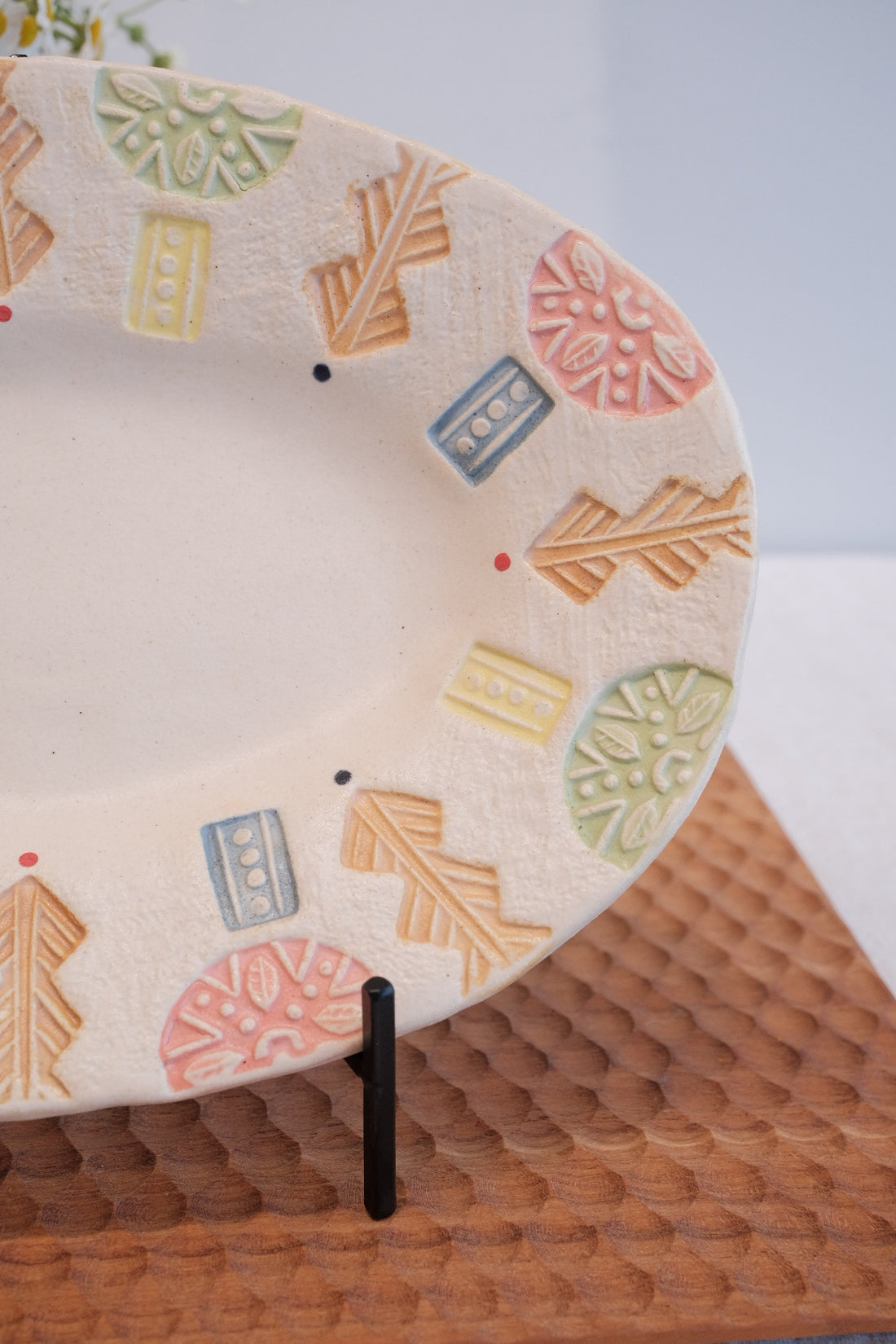 Hacorie 石丸和美 Oval Plate - Stamp HC13