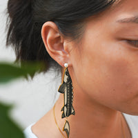 Shirogarasu Studio Sturgeon Earrings