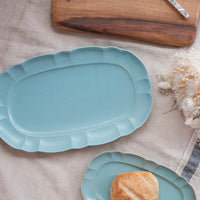 Minoware Tableware - Blue Long Plate