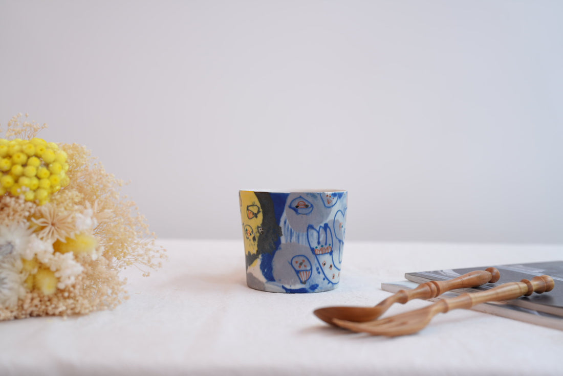 Hamasaka Naoko 浜坂尚子  Hand Painted Mug - HN02 #2