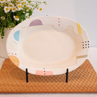 Hacorie 石丸和美 Oval Plate - Geometry HC07