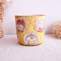 Asako Yamaguchi 山口麻子 Animal Grid Large Mug AI01