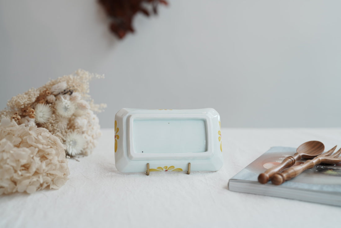 TATA Pottery Studio 田中大輝 & 田边桂- Porcelain Rectangle Plate TP11 #1