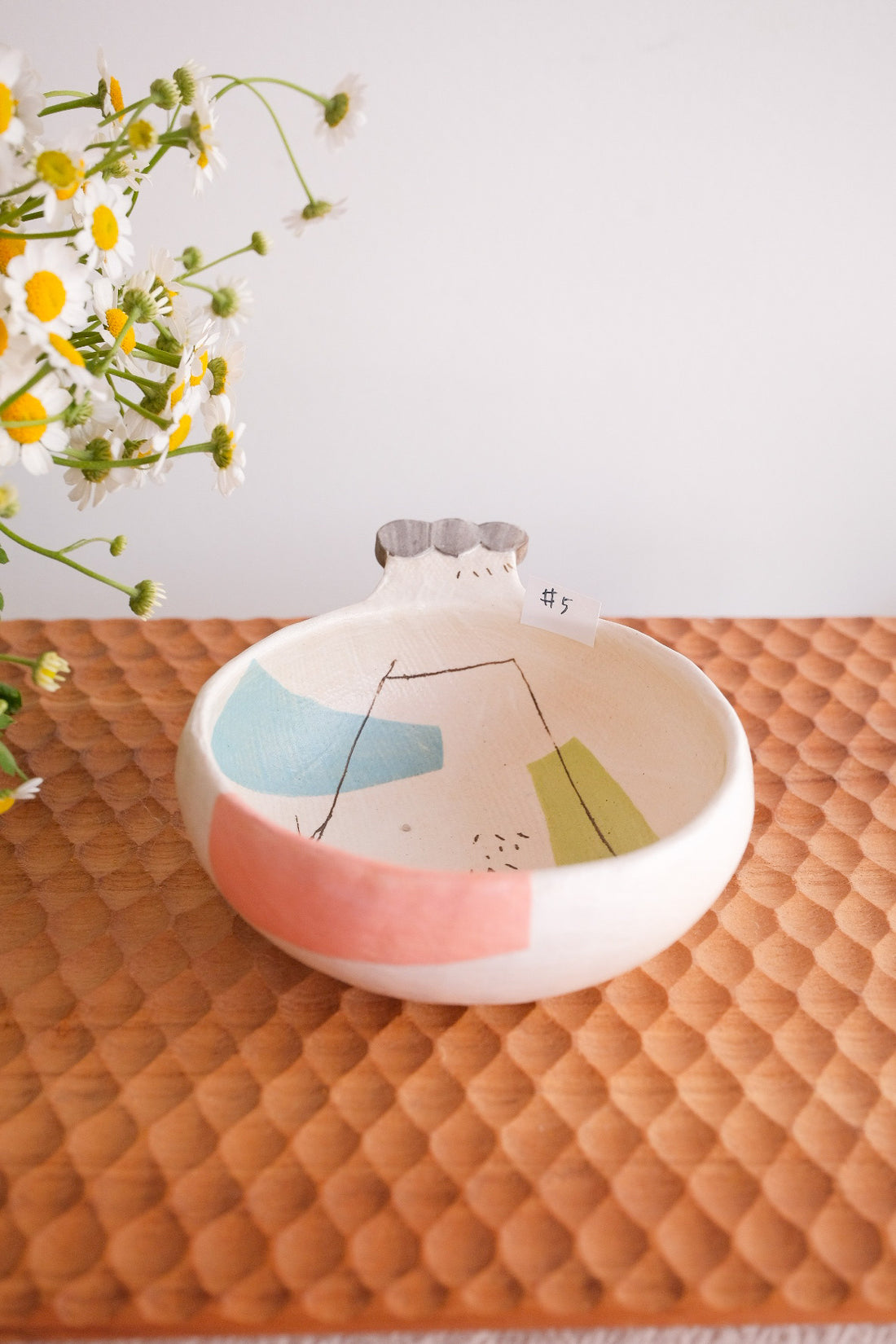 Hacorie 石丸和美 Bowl With Handle - Geometry HC05