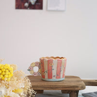 Cozy Nook - Flower Ring Handle Mug- CN05 #1