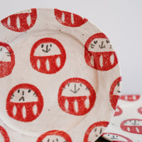 Tomotaro 岡村友太郎 - Daruma Round Plate