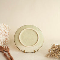 Makiko Sato 佐藤牧子 - Cat & Plant Round Plate MS02