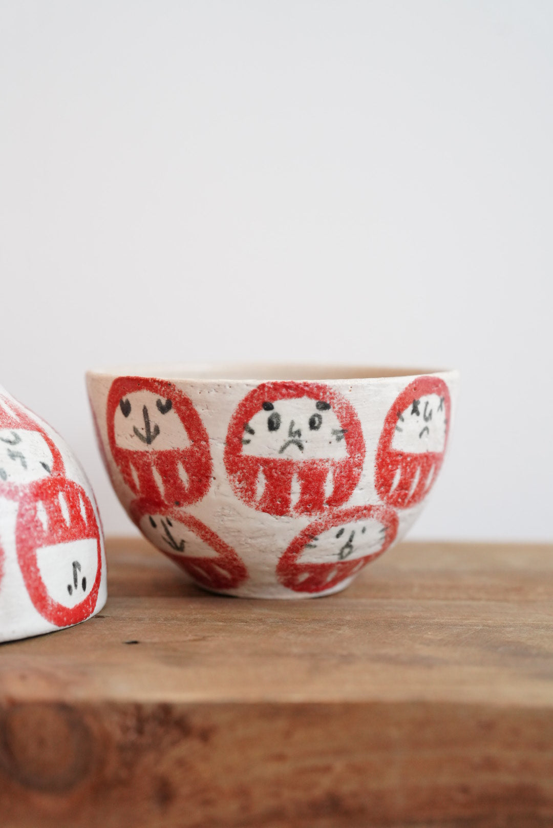 Tomotaro 岡村友太郎 - Daruma Small Rice Bowl