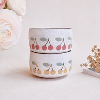 Kei Mitsumochi ミツ持啓 Cherry Bowl - Red KM71