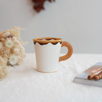TAMA10- Cookie Handle Mug - White & Churros TA15
