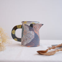 Hamasaka Naoko 浜坂尚子 Hand Painted Jug with Lid - HN12 #2
