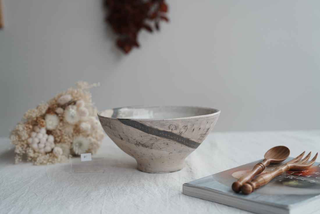 Akemi Suzuki 鈴木明美 - Red Car Ramen Bowl - 18cm AS14a