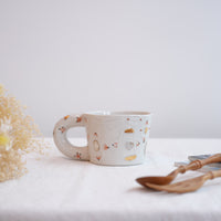 Hamasaka Naoko 浜坂尚子 Hand Painted Gold Deco Mug - HN08 #2