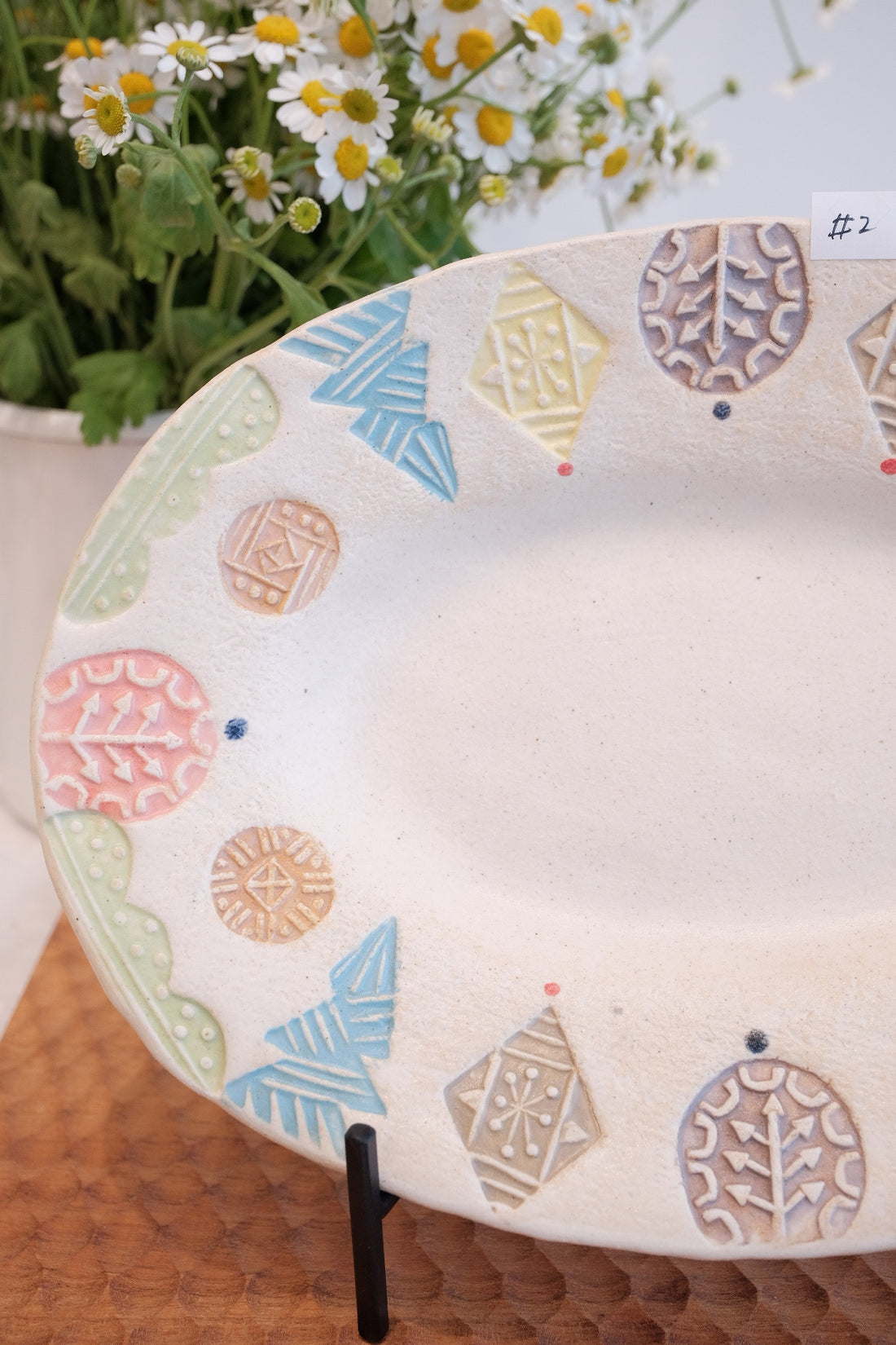 Hacorie 石丸和美 Oval Plate - Stamp HC13