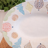 Hacorie 石丸和美 Oval Plate - Stamp HC13