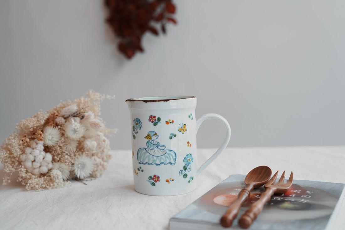 TATA Pottery Studio 田中大輝 & 田边桂- Porcelain Jug TP18 #1